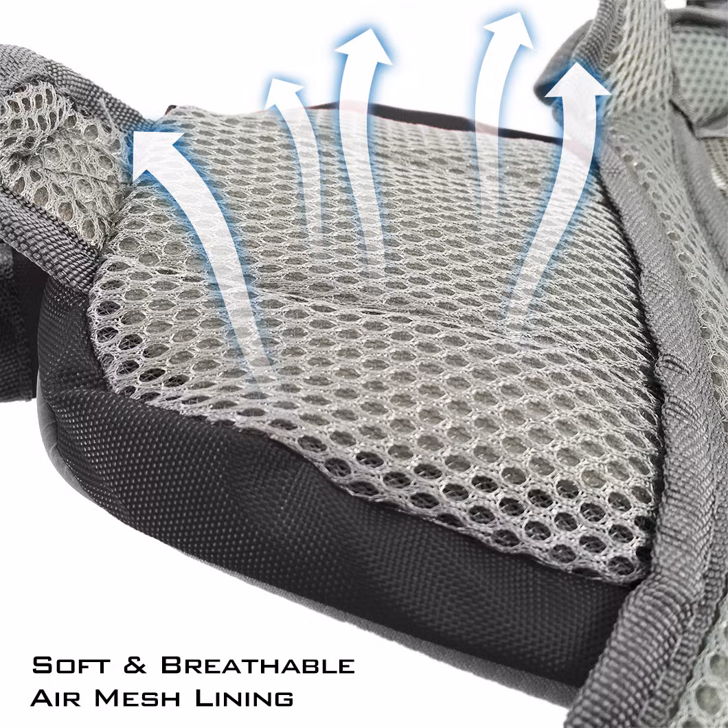 Wholesale Adjustable Outdoor Visiable Durable Hiking Dog Saddle Bag Pet Accessories