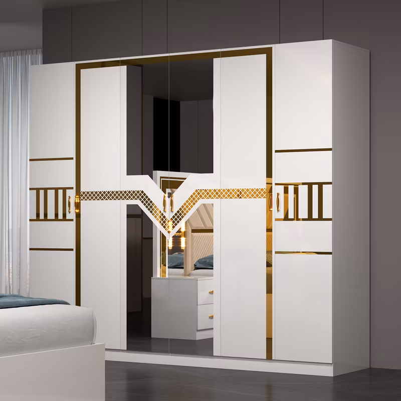 Cheap Modern Simple Bed Furniture Set Full Size Wooden Beds King Luxury Bedroom