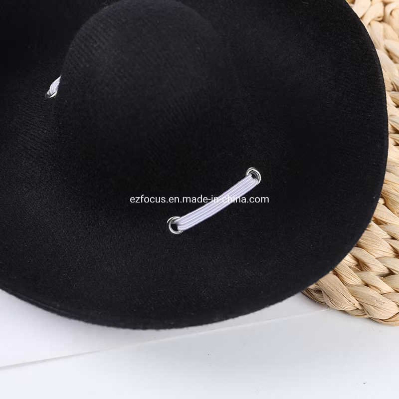 Black Color Pet Hat Dog Cowboy Hat Pet Cat Dog Cowboy Costume Hat Pet Head Accessories for Outdoor, Halloween Costume, Cosplay, Dog Show Wbb12623