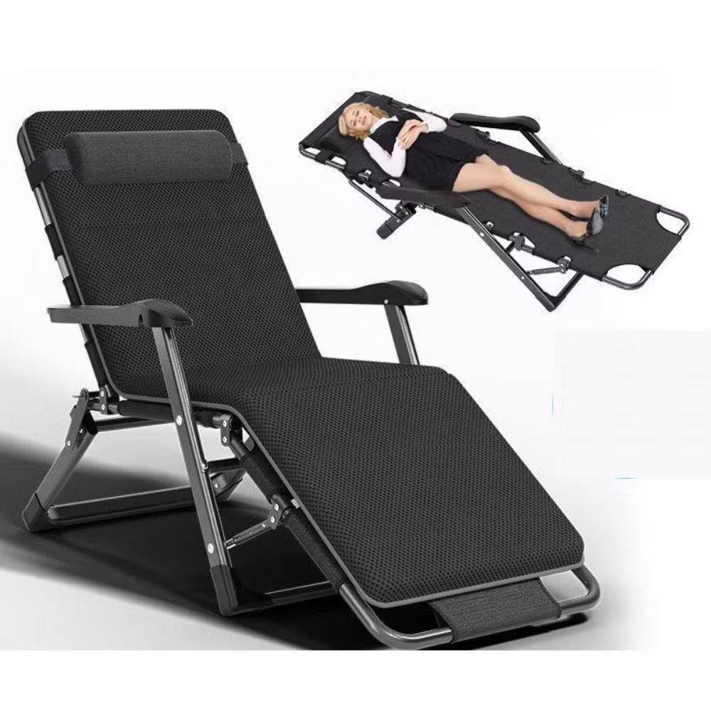 Portable Folding Garden Gravity Chair Breathable Cushion Ci25056
