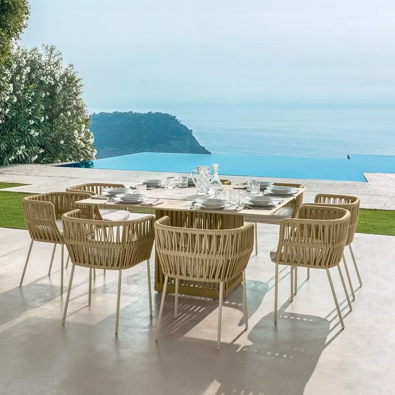 Hot Sale Simple Newest Design Pool Outdoor Garden Furniture Luxury Rattan Wicker Outdoor Chair