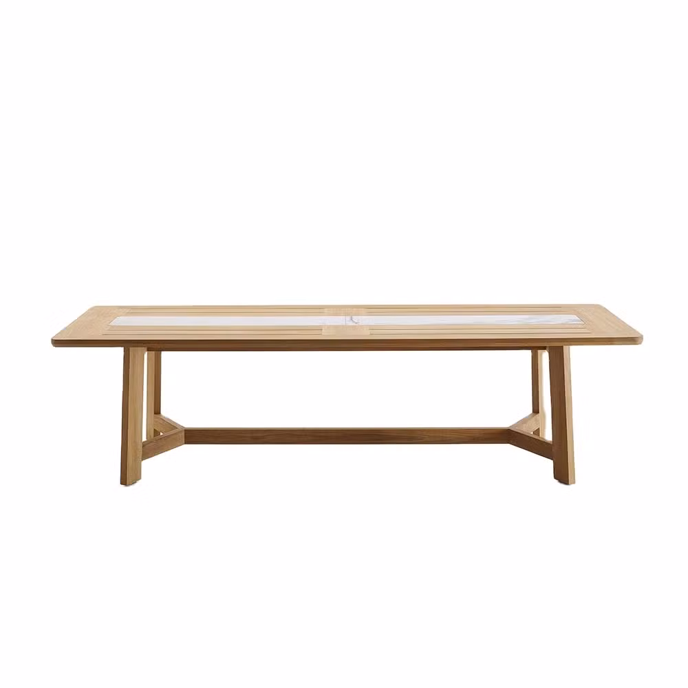 Popular Designs Luxury Teak Outdoor Dining Set Garden Furniture Table and Chairs