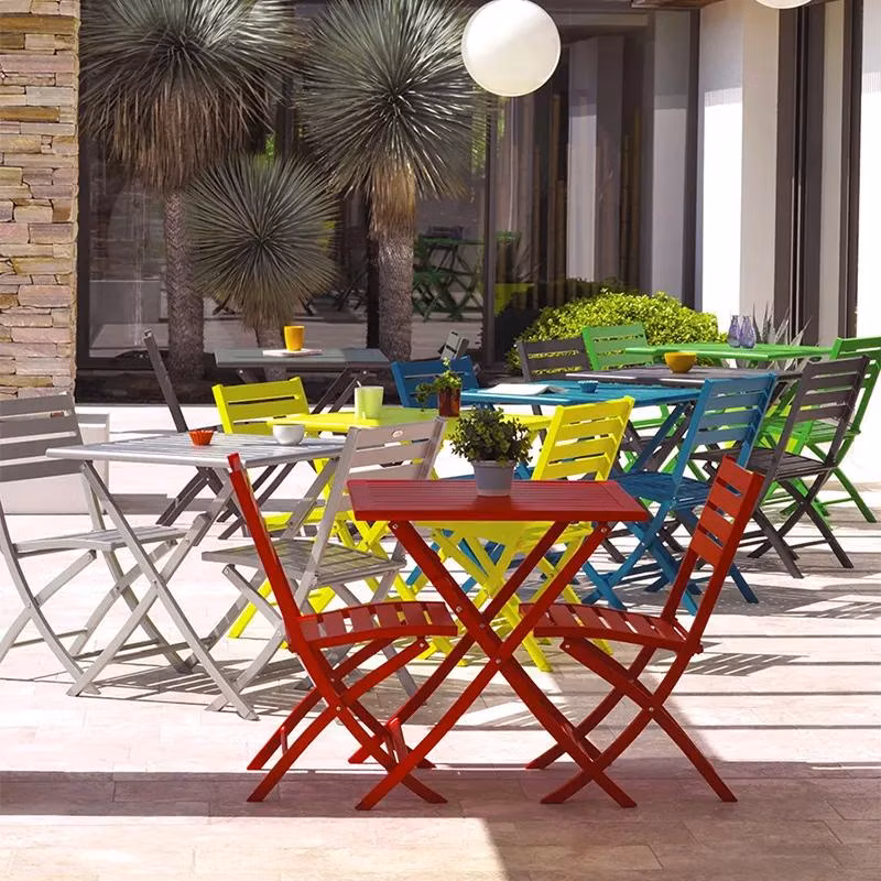 Outdoor Folding High Back Portable Camping Metal Wood Leisure Garden Chair