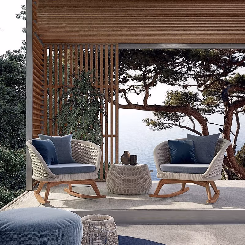Hot Sale Simple Newest Design Pool Outdoor Garden Furniture Luxury Rattan Wicker Outdoor Chair