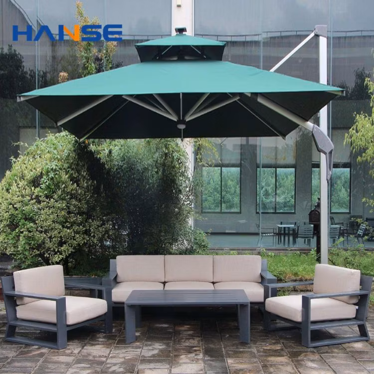 Luxury Waterproof Modern Aluminum Furniture Balcony Porch Patio Sofa Set