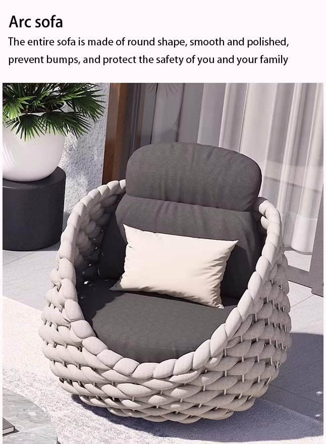 Manufacturer OEM/ODM Leisure Garden Patio Furniture Rattan Sectional Sofa Outdoor