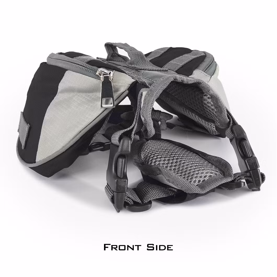 Wholesale Adjustable Outdoor Visiable Durable Hiking Dog Saddle Bag Pet Accessories