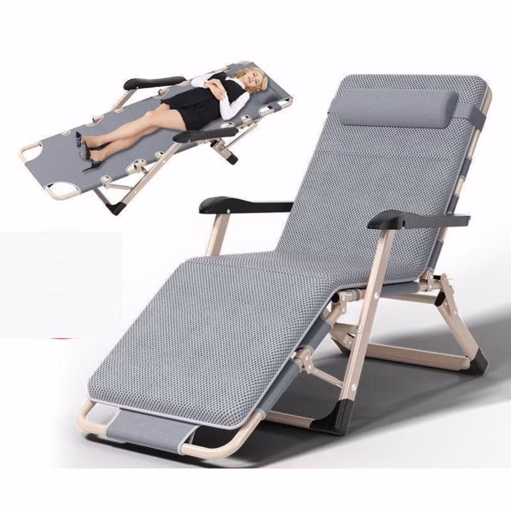 Portable Folding Garden Gravity Chair Breathable Cushion Ci25056