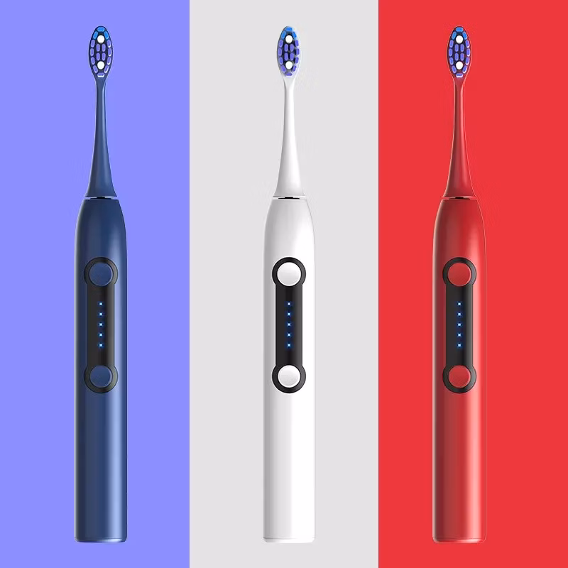 OEM Sonic Electric Toothbrush for Adults with Super Cleaning / 5 Modes / 45000 Vpm / Lasting 100 Days Power Rechargeable Toothbrush with UVC-LED Travel Case