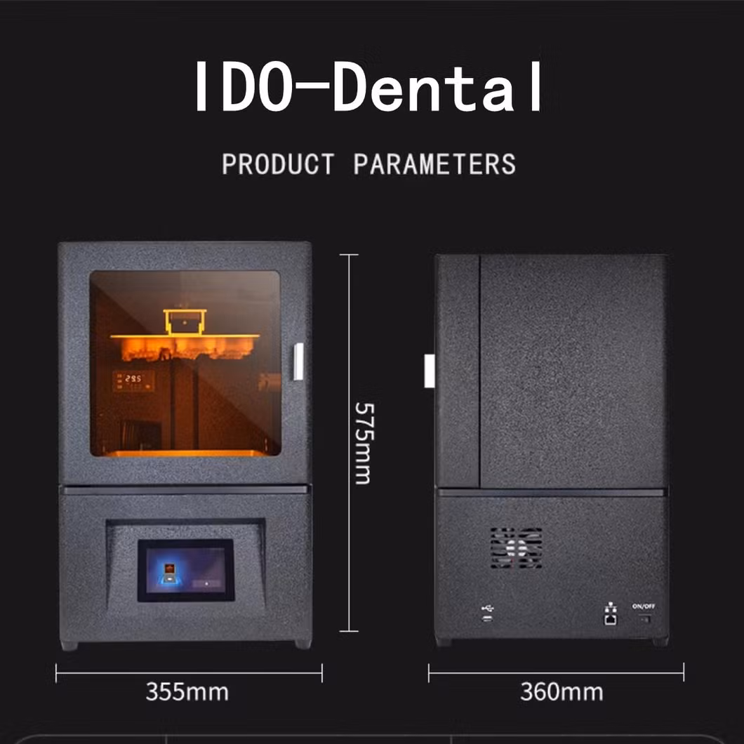 3D Sensitive Resin Printer UV Curing Printer High Precision Large Printing Size 218*123*250mm Jewellery Casting 3D LCD Printers Hospital Dental Resin Printers