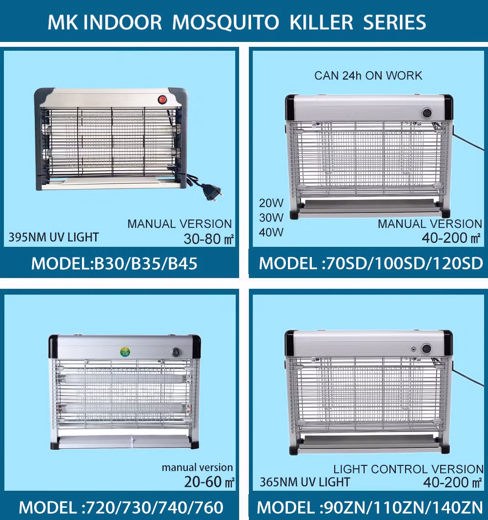 Electric Pest Control Zapper Lamp UV Indoor Mosquito Killer Insect Trap