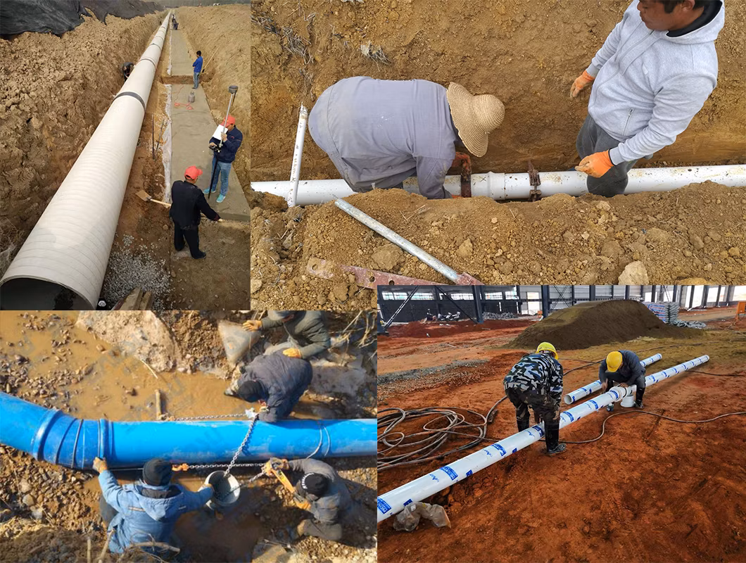 China Factory High Quality Water Pipe ASTM Sch40 Sch80 PVC Plastic Pressure Water Supply Pipe