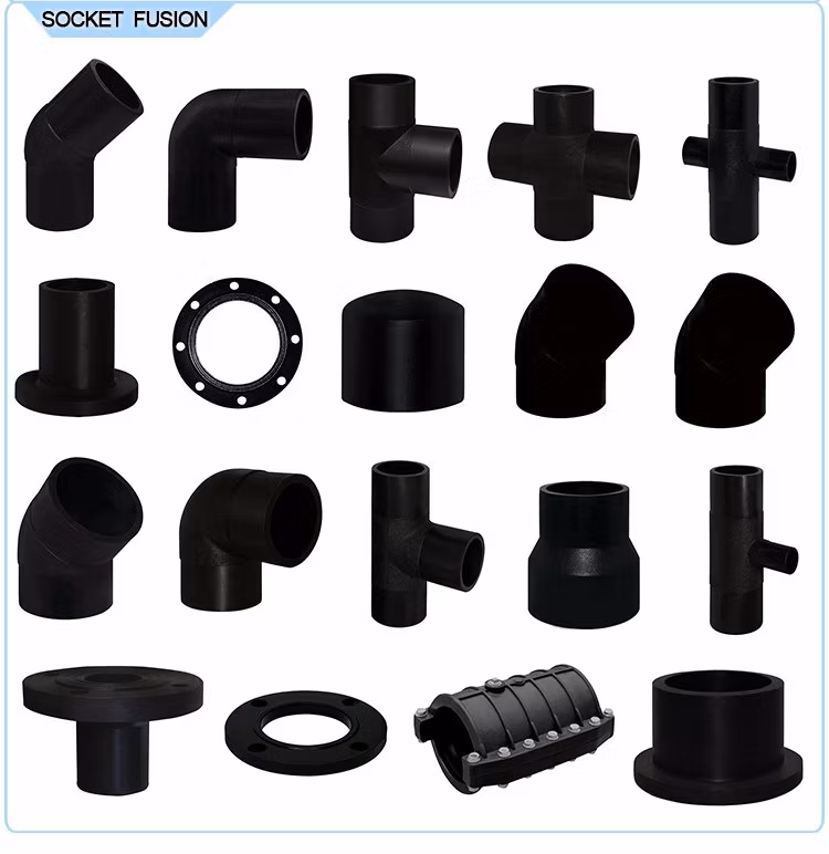 Strong Corrosion Resistance HDPE Pipe Fittings Manufacture HDPE Pipe Fitting Drainage Stub End for Agricultural
