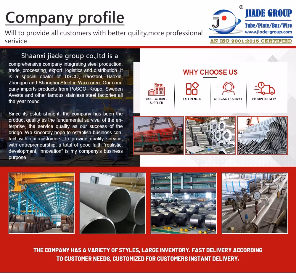 Industrial Pipe Stainless Steel Pipe ASTM A312 AISI 304/304L/316L