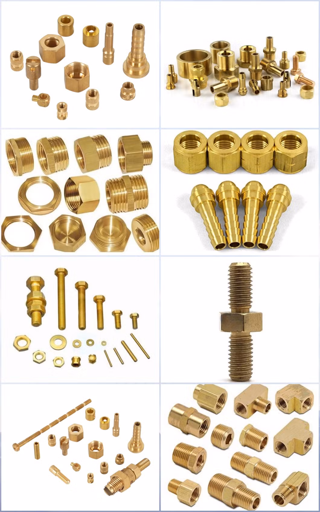 Customized Brass CNC Machining Parts Gas Shielded Connecting Pipe Fittings