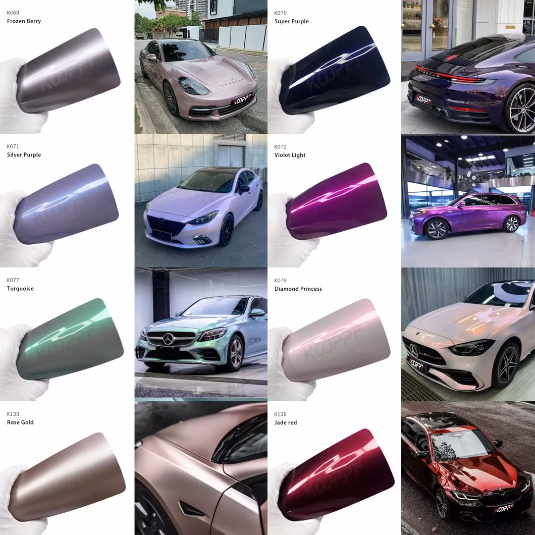 8 Mil Anti-Yellowing No PVC/Tph Car Blue Color TPU Ppf