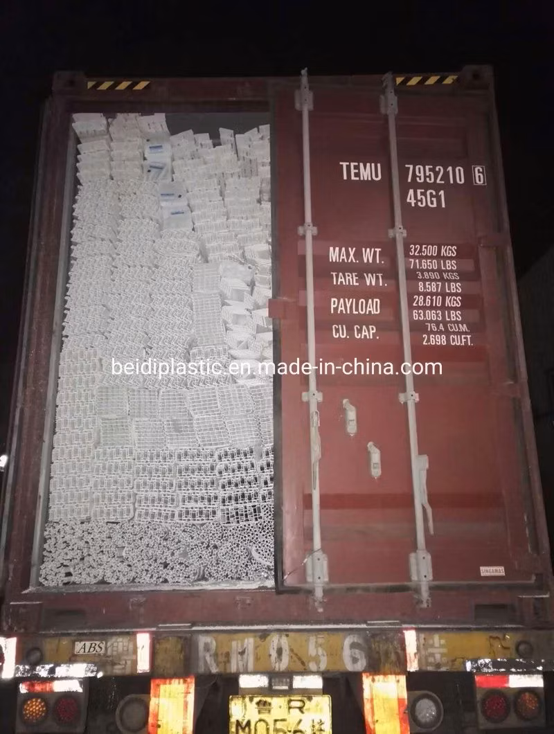 Cheap Color PVC 60 Casement UPVC Plastic Profile 5 Chamber Extruded Sliding Door Window Frame