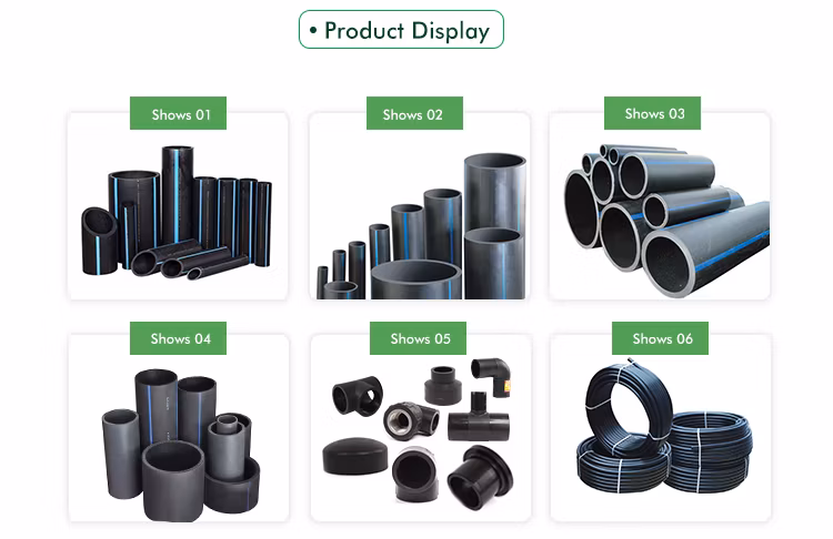 Wholesale Polyethylene Pipes PE100 HDPE Pipe for Irrigation