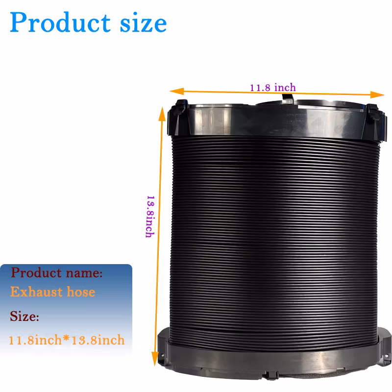 Flexible Regulator Exhaust Pipe Replacement Parts Moving Air Conditioner Abnormity Exhaust Pipe