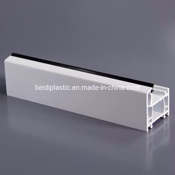 Cheap Color PVC 60 Casement UPVC Plastic Profile 5 Chamber Extruded Sliding Door Window Frame