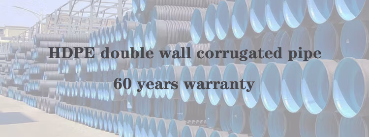 Factory Outlet HDPE Black Plastic Drain Culvert 24 Inches PE Wall Corrugated Pipe Cheap Prices