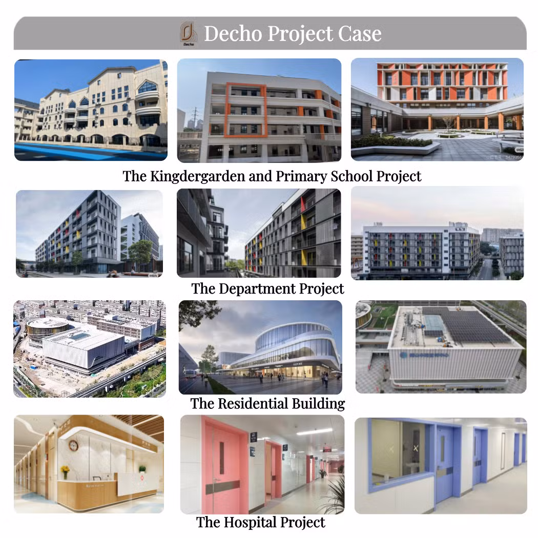 Top Quality Termite Proof Front Cost of PVC WPC Door with Frame