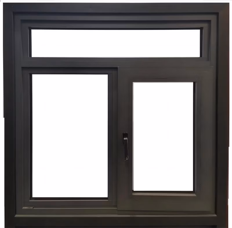 Low Price Thermal Insulation Grill Design Steel Casement Sliding Aluminum Profile Metal Windows