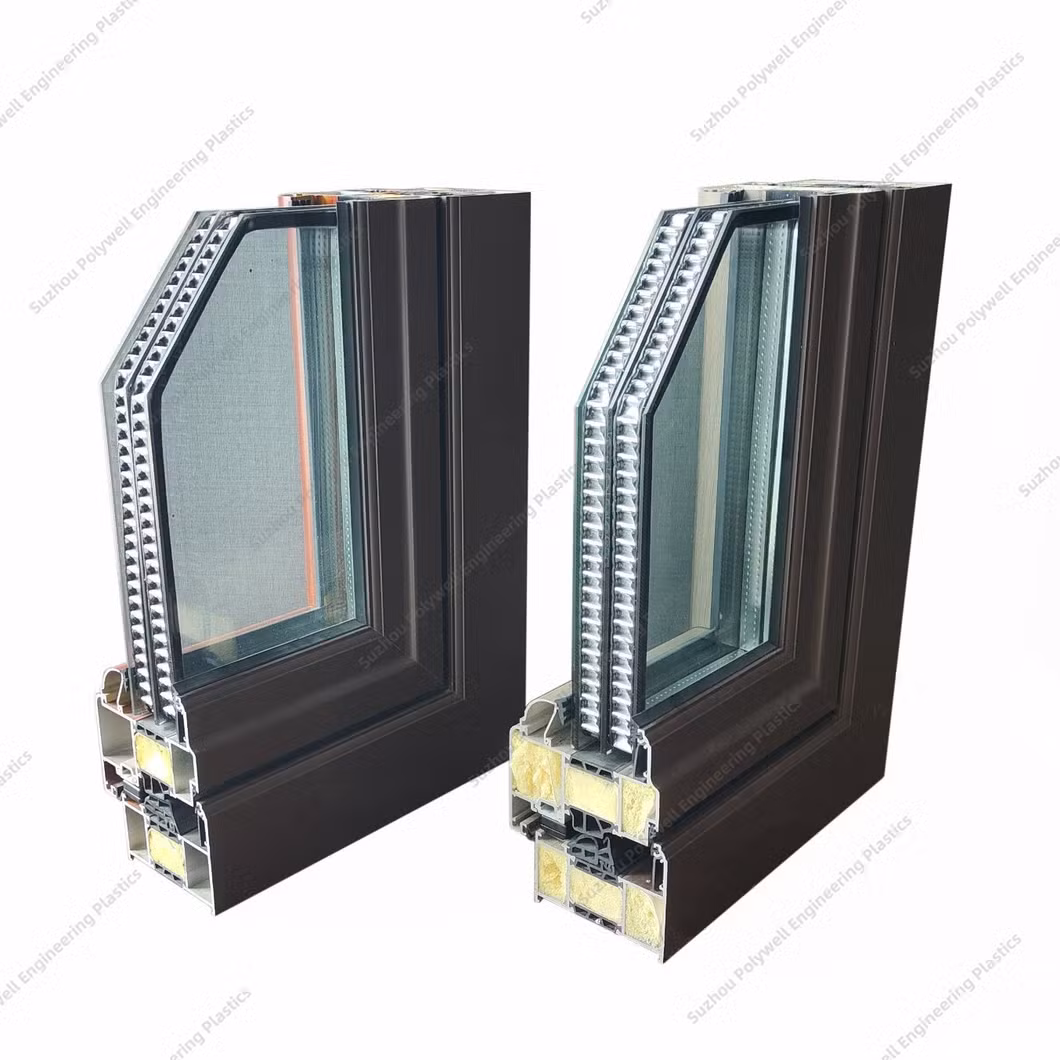 Heat and Noise Insulation Aluminum Thermal Break Strips PVC Sliding Windows and Doors