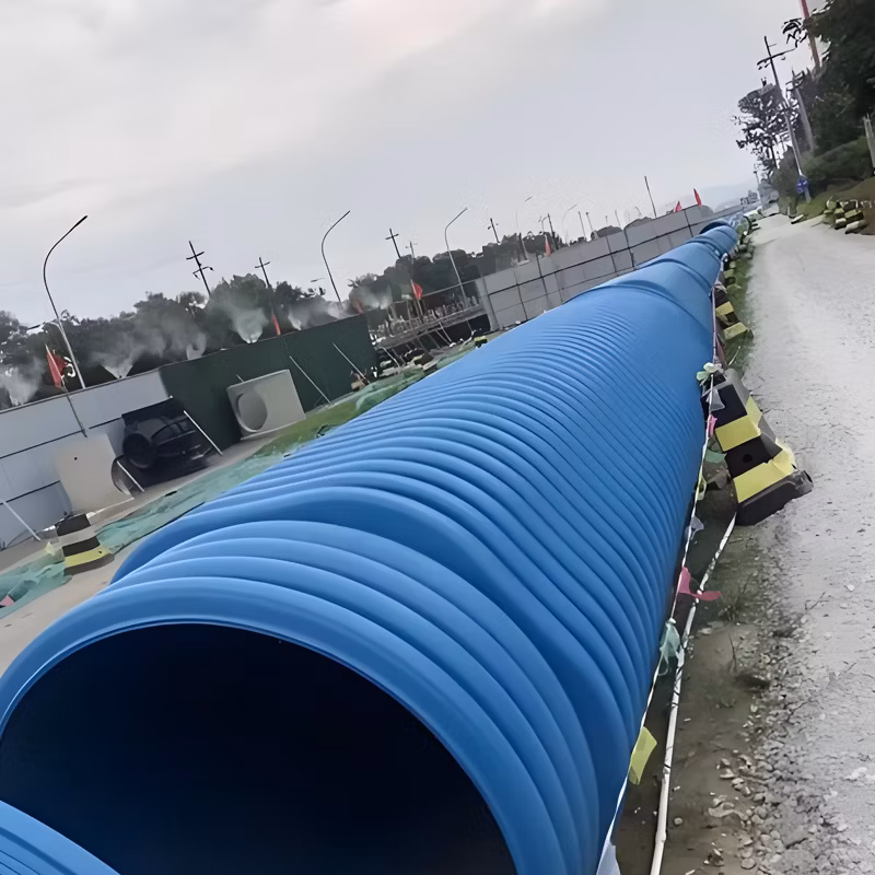 High-Density Polyethylene Double Wall Corrugated Pipes for Sewage