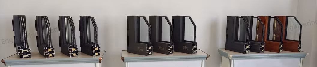 Heat and Noise Insulation Aluminum Thermal Break Strips PVC Sliding Windows and Doors