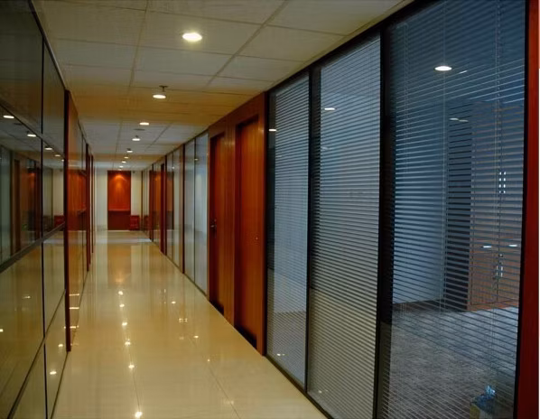 New Aluminium Alloy Aluminum Office Modular Furniture Glass Partition Walls Price