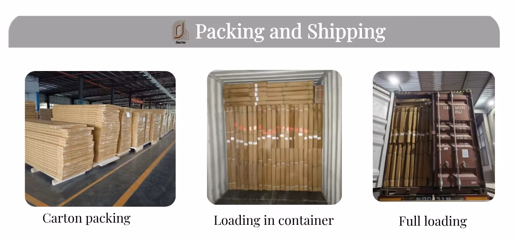 Top Quality Termite Proof Front Cost of PVC WPC Door with Frame