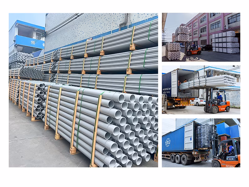 Ctube CSA Approved 2 4 Inch Rigid Pipe PVC Schedule 40 Electrical Conduit Manufacturer