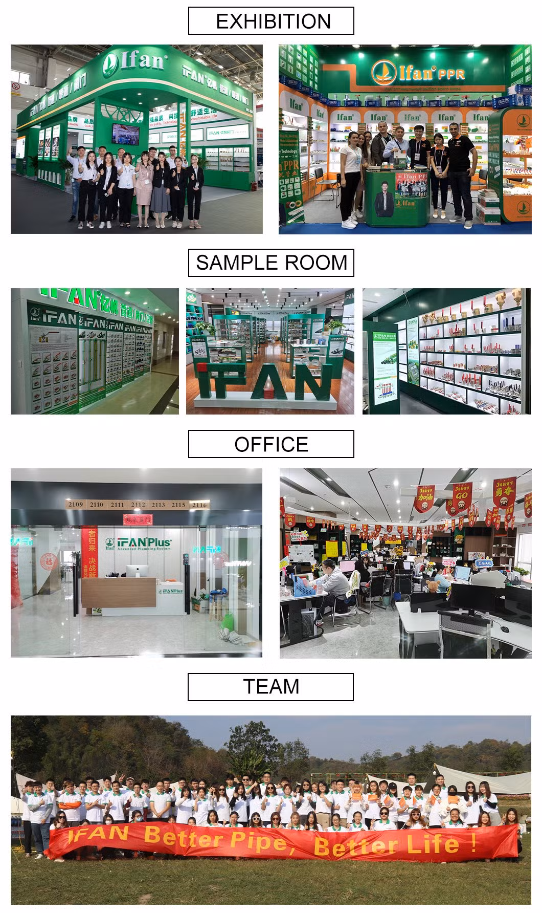 Ifan White Color Plastic Fitting UPVC-GB Drainage Fittings UPVC