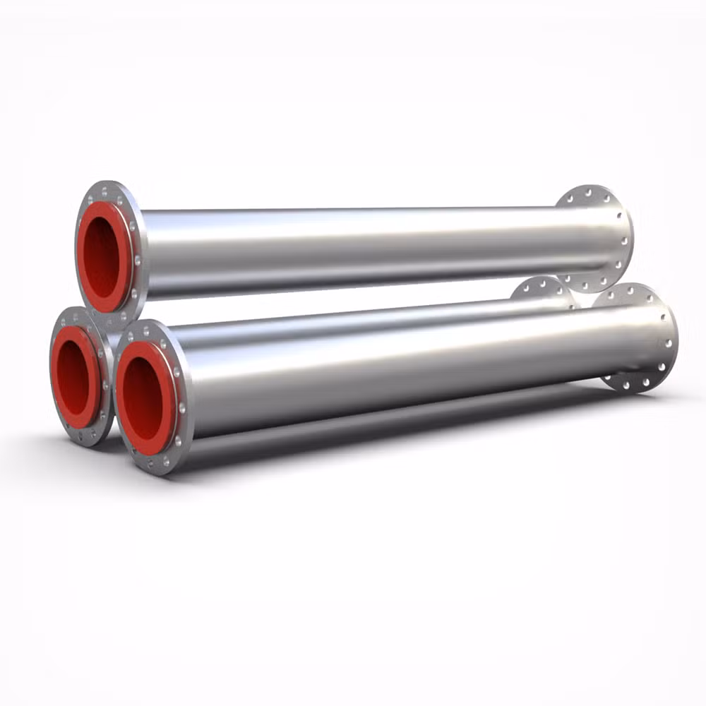 Gas Water Liquid Conveying Flexible Polyurethane PU Lined Carbon Steel Pipe Pipeline