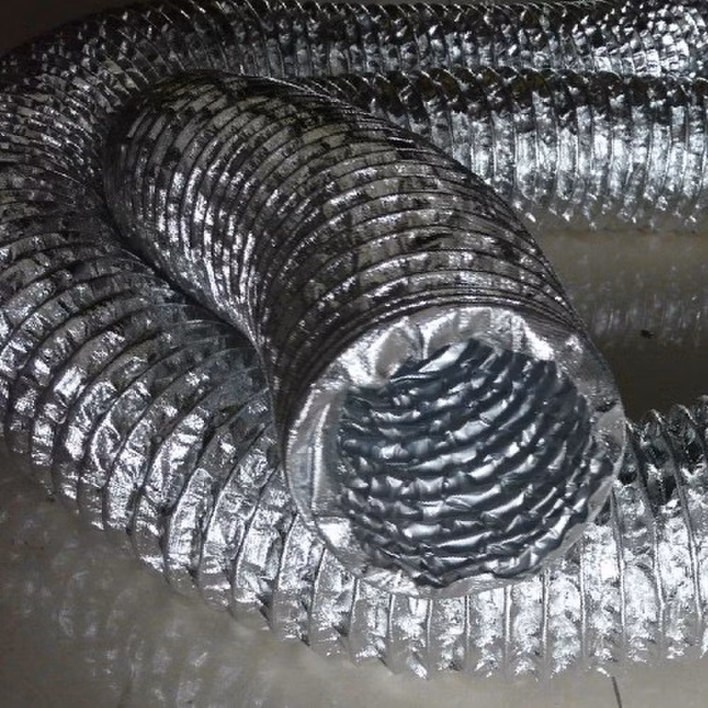 Ventilation Three Layers Exhaust Pipe Air Vent Ducting Aluminum Foil Flexible Air Duct Ventilation PVC Hose Pipe