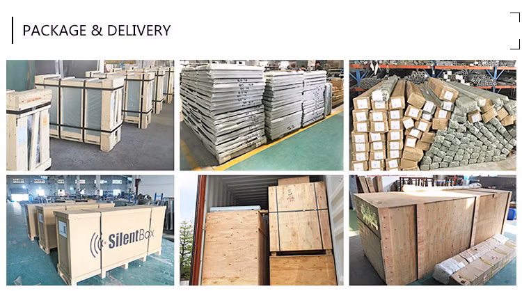 Relocatable Modular Aluminum Glass and MDF Chip Board Partition Wall System with Built-in Doors for Office