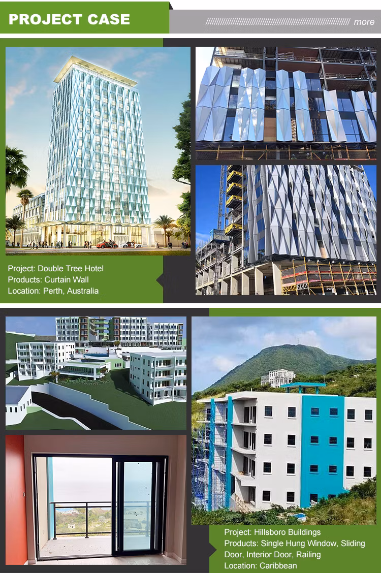 USA Style Bullet Proof Glass Window UPVC Frame Thermal Break Double Glazed PVC Casement Windows and Door
