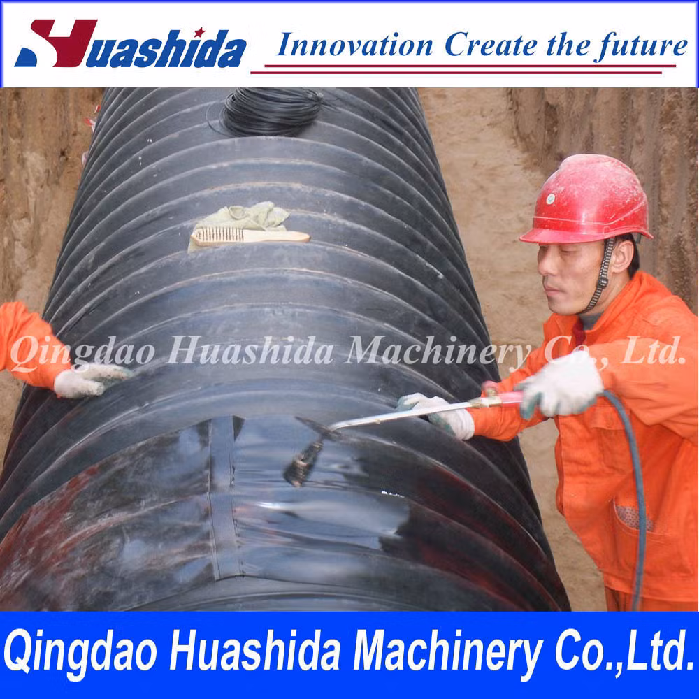 HDPE Corrugated Wastewater Sewer Drainage Pipe Radiation Cross-Linked Shrinkable Sleeve Fitting