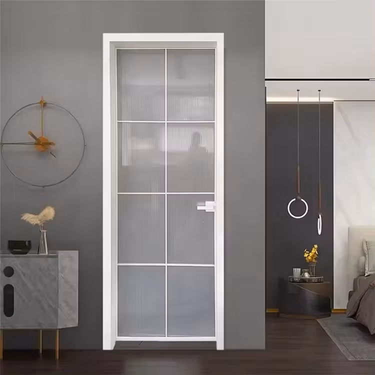 Simple Style Office Partition Privacy Protection Louver Glass Wall