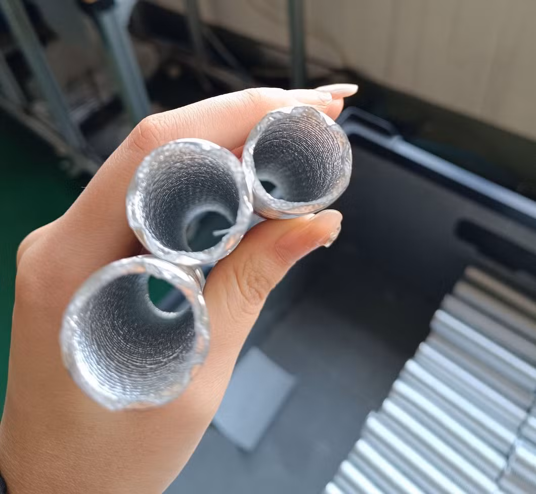 High Temperature Protection Aluminum Foil Fiberglass Corrugated Pipe Automotive Exhaust Heat Hose for Engine 12mm