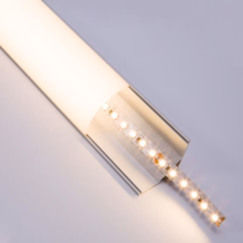 Corner or Drywall Mount LED Aluminium Profile Aluminum Lighting Channel with PC Plastic Diffuser Cover