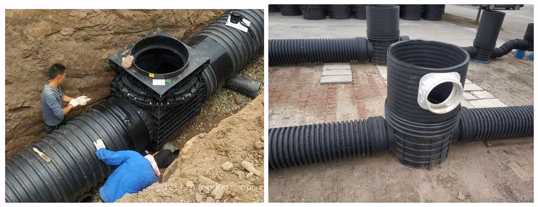 1000mm Single Wall HDPE Corrugated Pipe HDPE Double Wall Corrugated Pipe