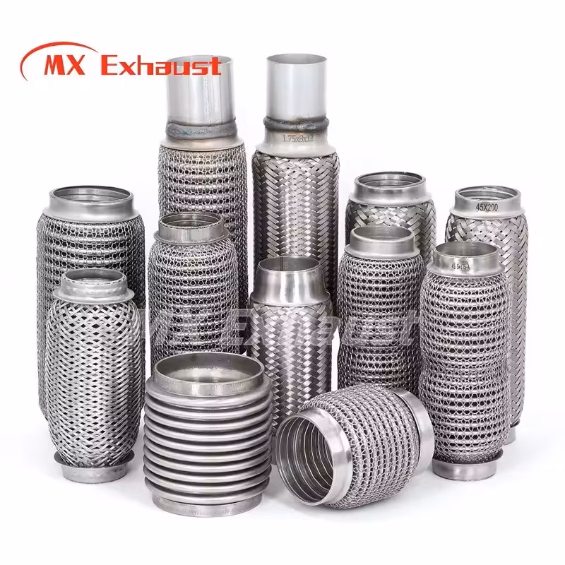 High Quality Auto Parts Stainless Steel Car Exhaust Flexible Corrugated Pipe for Exhaust System