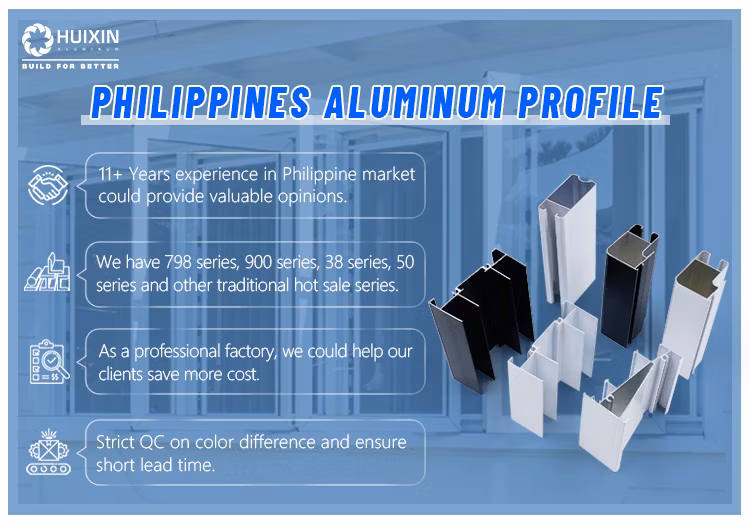 Alloy Philippines Type Mill Finish Aluminum Sliding Window Parts Section