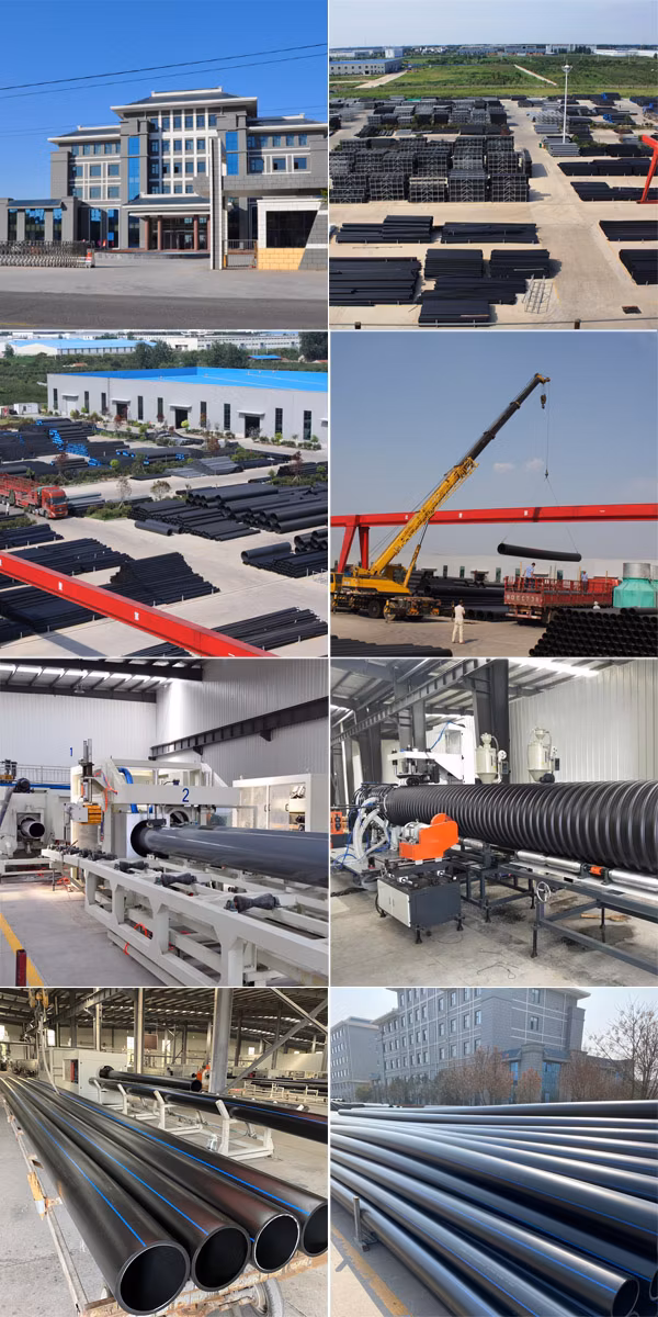 Pn1.6MPa Environmental High-Density Polyethylene Water Supply Pipe/HDPE Pipe/PE Pipe/Buried Pipe/Water Pipe for Building Water Delivery System