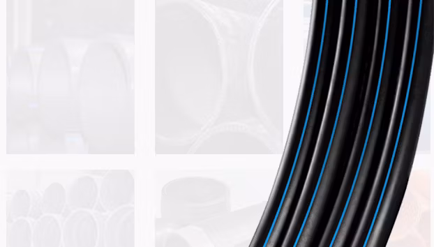 Black Pn16 PE100 HDPE Pipe with CE Certificate for Air/Gas/Oil Pipline