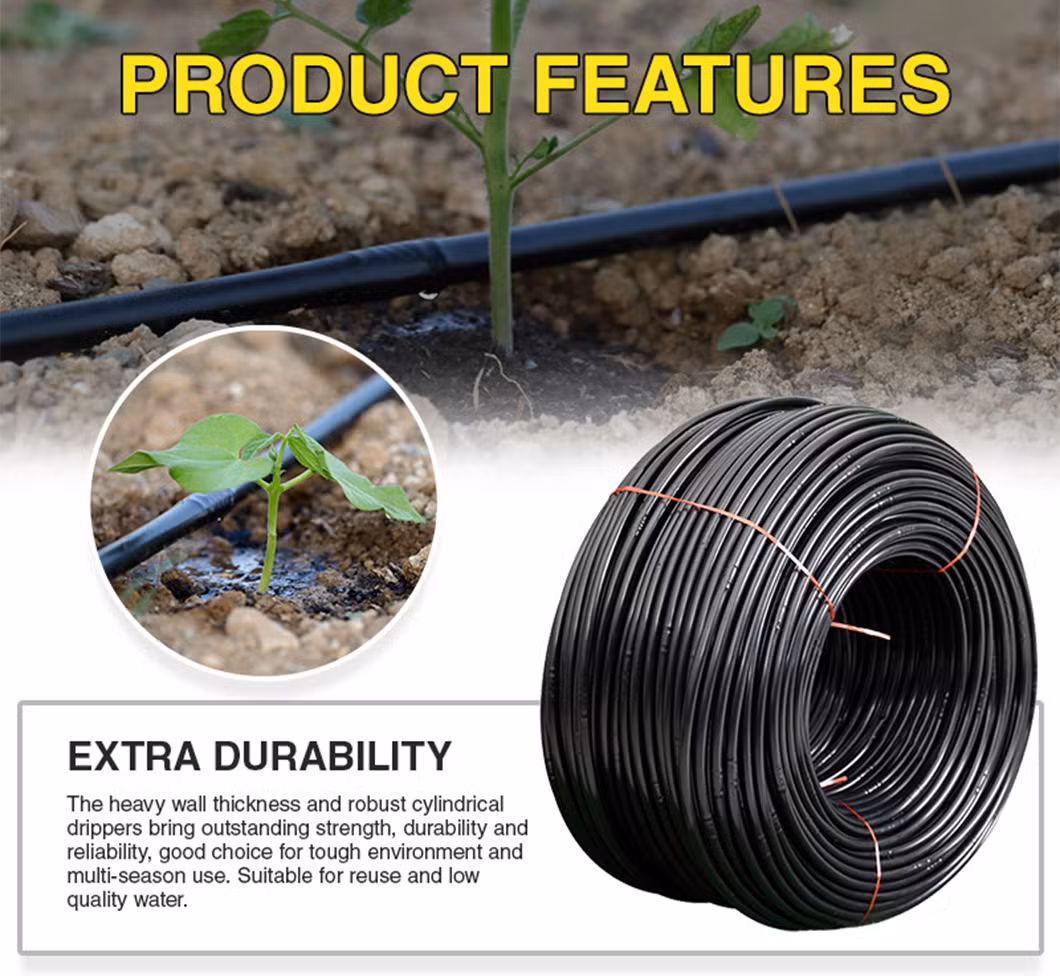 Hot Sale Agriculture Greenhouse Farm HDPE Pipe Drip Pipe
