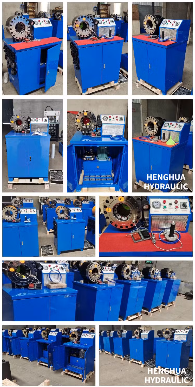 Customers Fully Satisfied Industrial Hose Manual Copper Pipe Hydraulic Hose Crimper Tool 2 Manual Brake Hose Crimping Manufacturing Making Clamp Machine