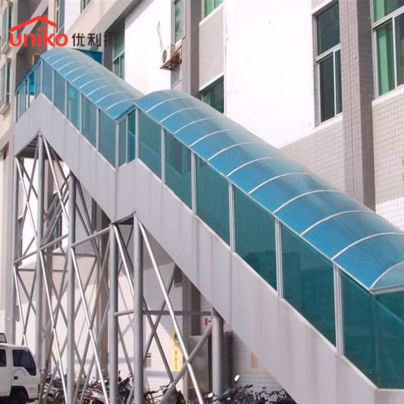 Uniko Factory Price 4mm 8mm 16mm Building Material PC Panel Color Hollow Sheet Polycarbonate Corrugated Sheets Greenhouse Roof Solid Sun Board Plastic Sheets